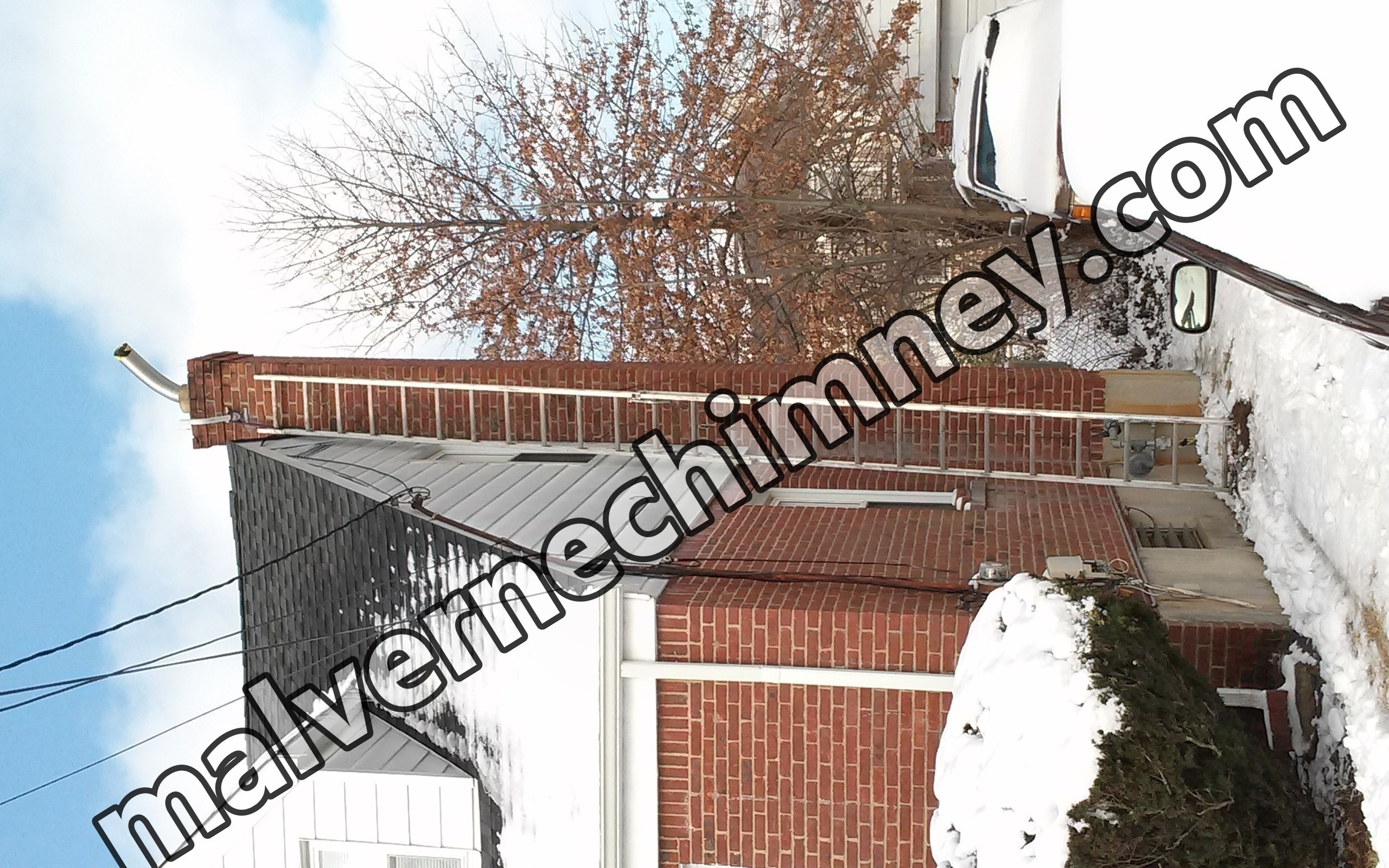 Stainless steel chimney liner installation in Malverne, NY